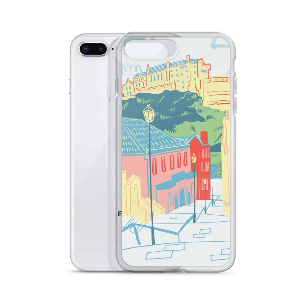 Edinburgh Castle (Through the Vennel) iPhone Case