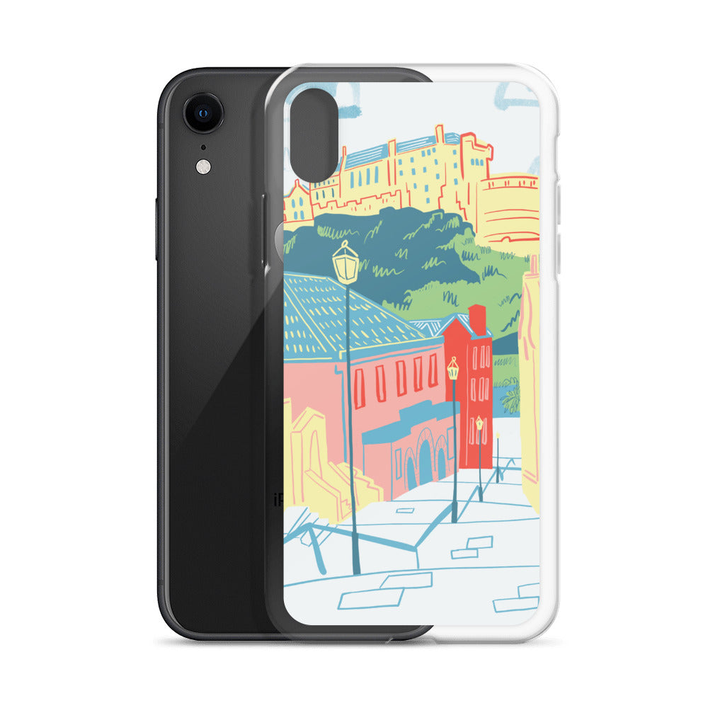 Edinburgh Castle (Through the Vennel) iPhone Case