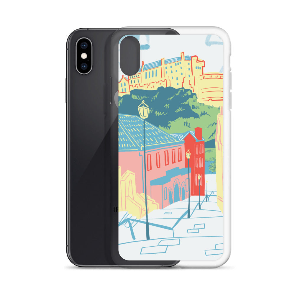 Edinburgh Castle (Through the Vennel) iPhone Case