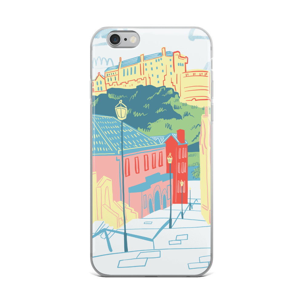 Edinburgh Castle (Through the Vennel) iPhone Case