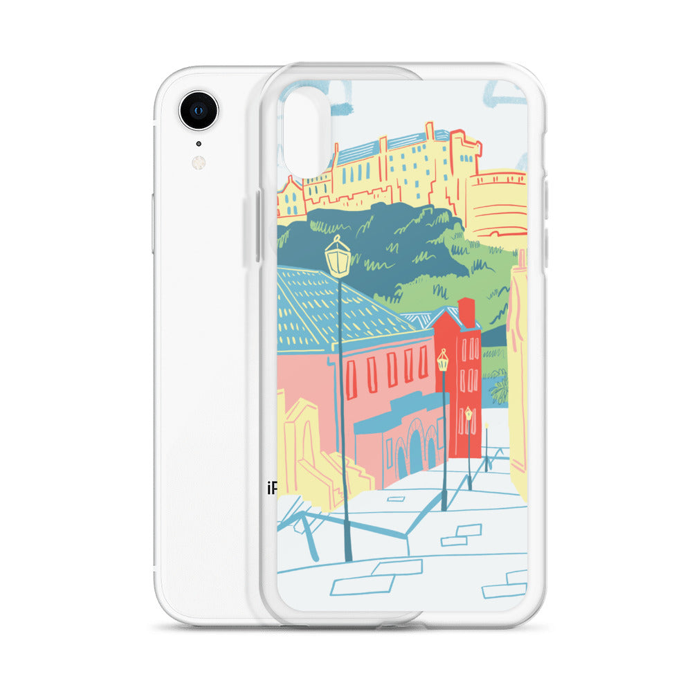 Edinburgh Castle (Through the Vennel) iPhone Case