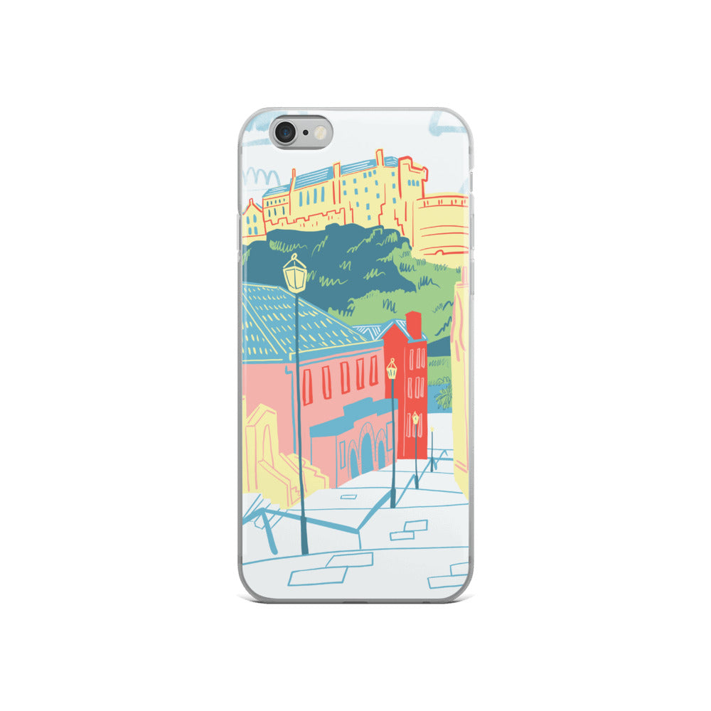 Edinburgh Castle (Through the Vennel) iPhone Case