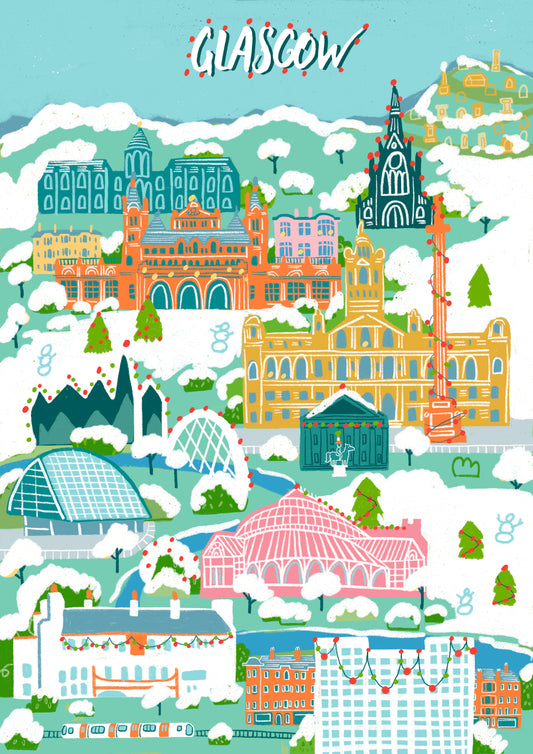 Glasgow Christmas Cards (pack of 6)