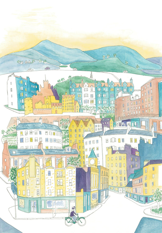 Edinburgh Watercolour Print