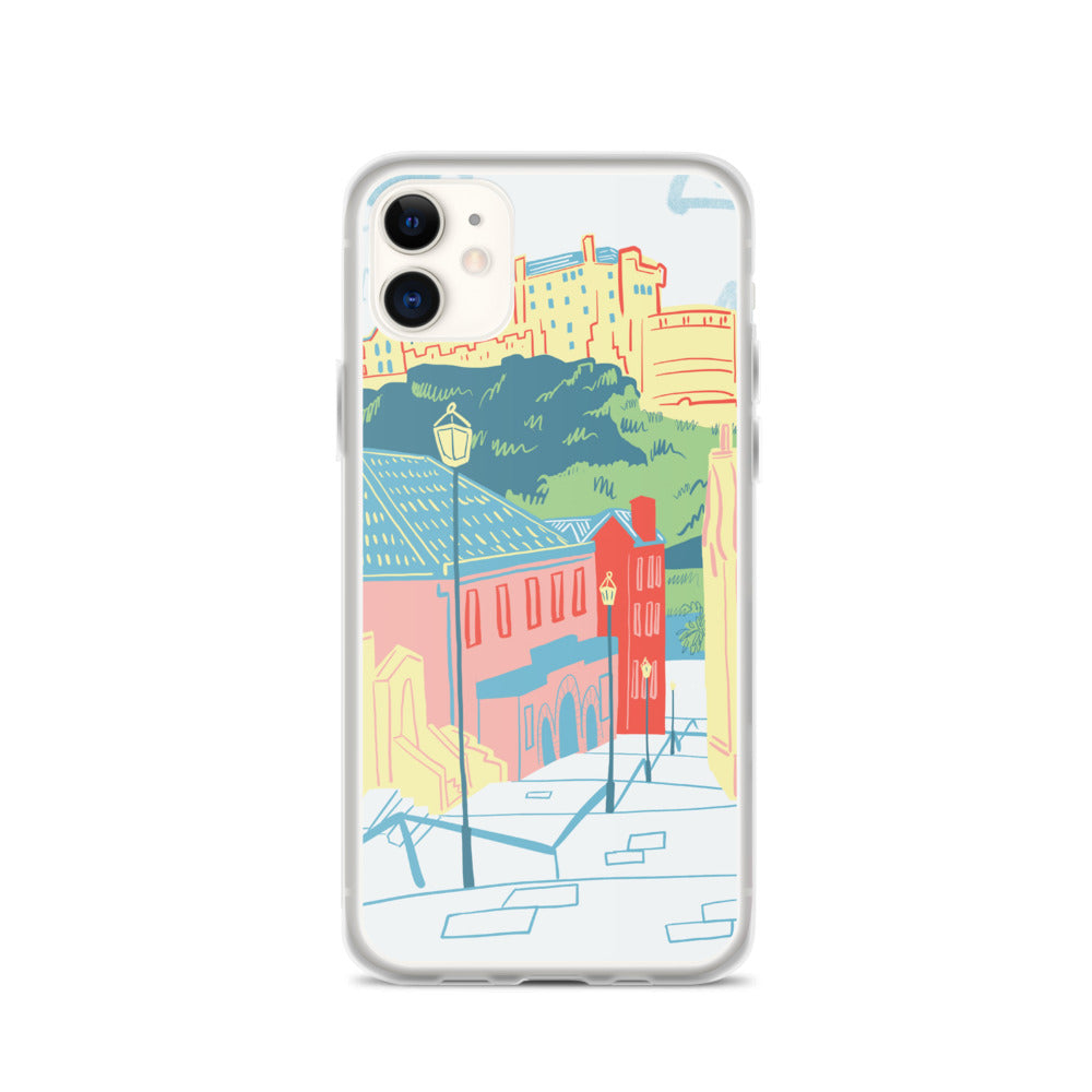 Edinburgh Castle (Through the Vennel) iPhone Case
