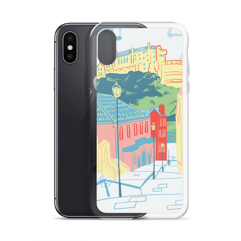 Edinburgh Castle (Through the Vennel) iPhone Case
