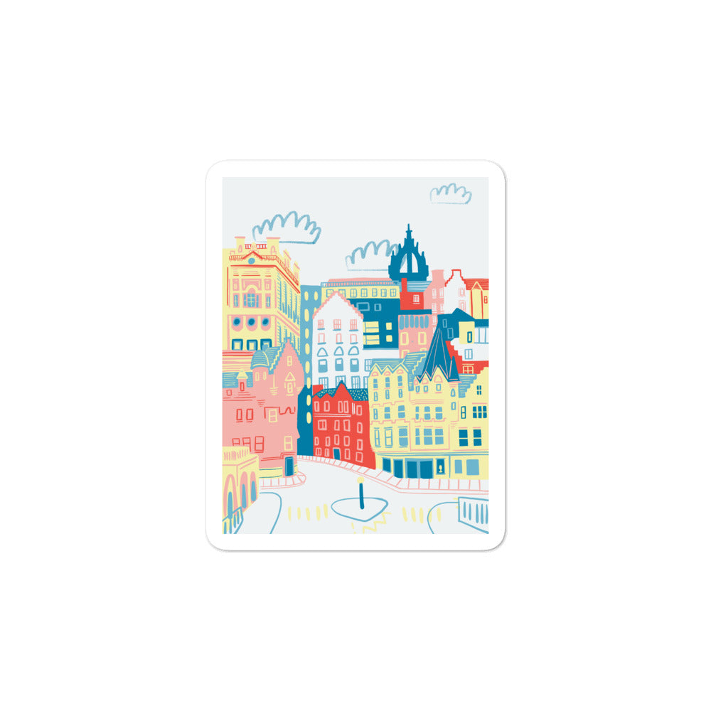 Edinburgh Illustration stickers