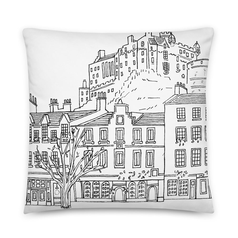 Edinburgh Castle Pillow