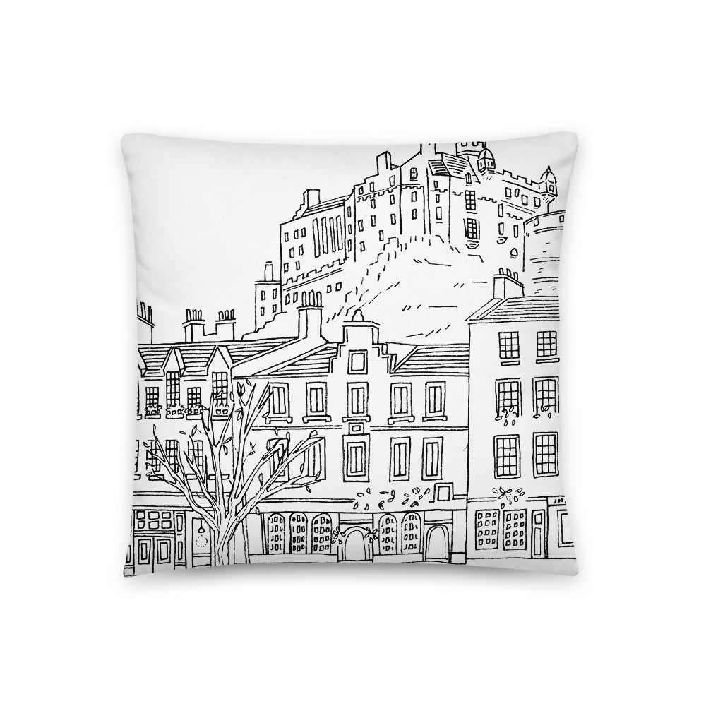 Edinburgh Castle Pillow