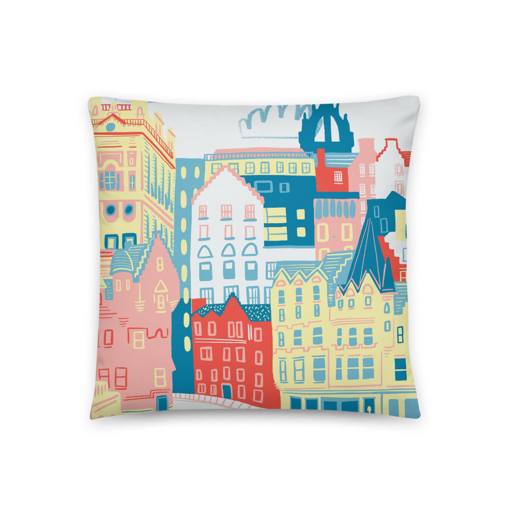 Edinburgh Illustration Pillow