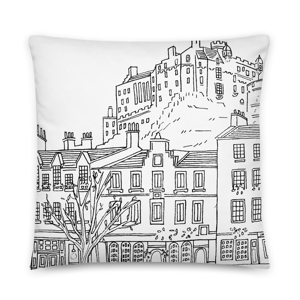 Edinburgh Castle Pillow