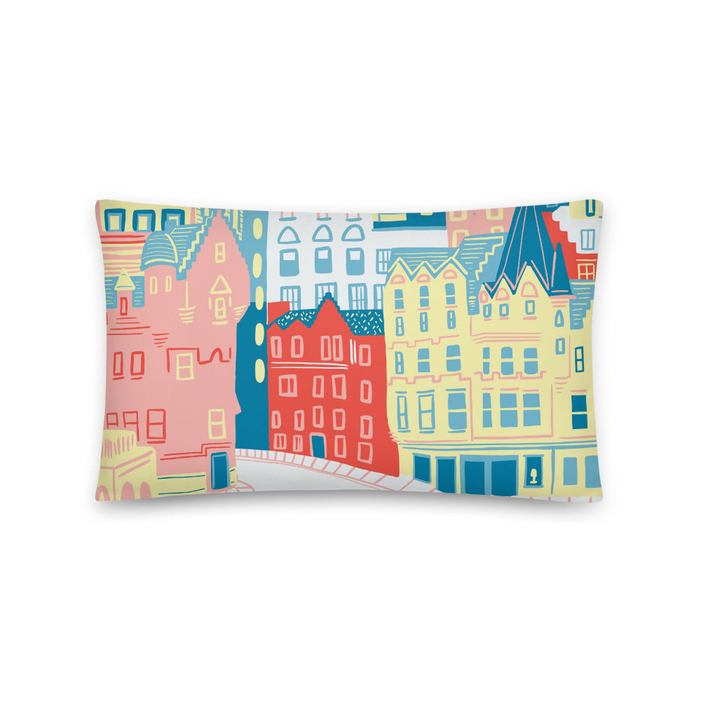 Edinburgh Illustration Pillow