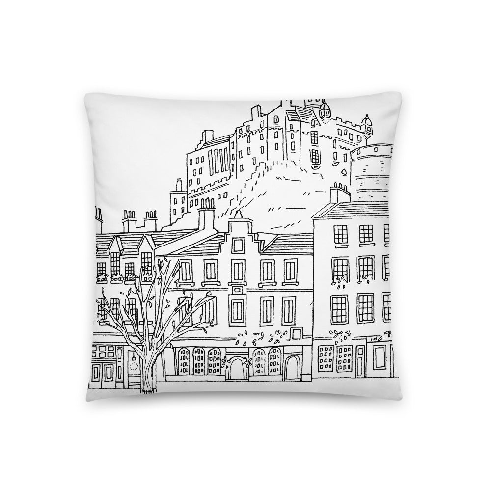 Edinburgh Castle Pillow