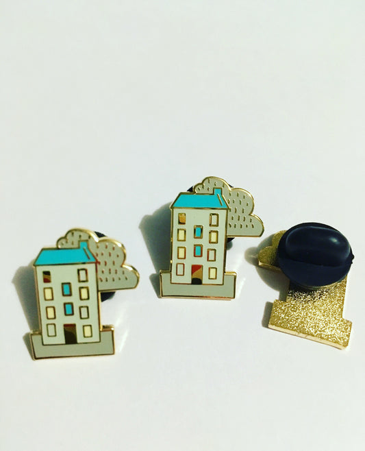 Winter Tenement Pin